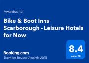 Bike & Boot Inns Scarborough - Leisure Hotels for Now
