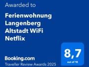 Ferienwohnung Langenberg Altstadt WiFi Netflix
