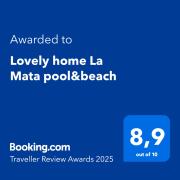 Lovely home La Mata pool&beach