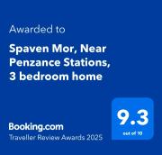 Spaven Mor, Near Penzance Stations, 3 bedroom home