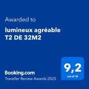 lumineux agréable T2 DE 32M2