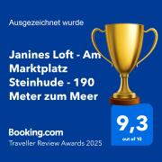 Janines Loft - Am Marktplatz Steinhude - 190 Meter zum Meer