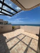 Cobertura DUPLEX Em frente ao mar com churrasqueira