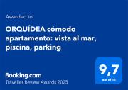 ORQUÍDEA cómodo apartamento: vista al mar, piscina, parking