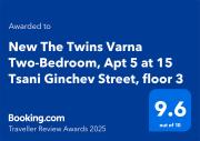 New The Twins Varna Two-Bedroom, Apt 5 at 15 Tsani Ginchev Street, floor 3