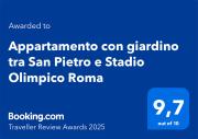 Appartamento con giardino tra San Pietro e Stadio Olimpico Roma
