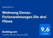 Wohnung Donau - im Zentrum, Küche, Parkplatz, ruhig gelegen