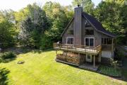 Private Chalet with Fire Pit Deck and Large Yard