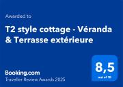 T2 style cottage - Véranda & Terrasse extérieure