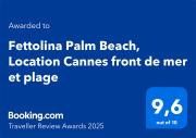 Fettolina Palm Beach, Location Cannes front de mer et plage