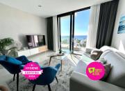 New Beachside Apartment with Sea Views
