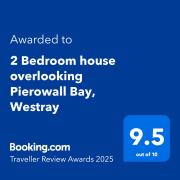 2 Bedroom house overlooking Pierowall Bay, Westray