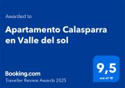 Apartamento Calasparra en Valle del sol