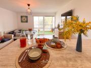 Studio lumineux 4 couchages avec terrasse à 500m de la plage, parking gratuit