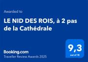 LE NID DES ROIS, à 2 pas de la Cathédrale