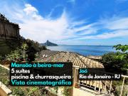 Mega casa 5 suítes, vista pro mar, piscina e churrasqueira Joá Barra RJ