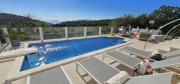 Pool, 300m to beach, private location, sea view - Villa Zelena