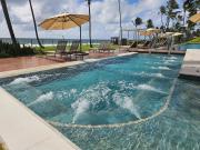 Viva muro alto flat pé na areia