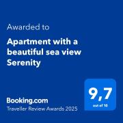 Apartment with a beautiful sea view Serenity