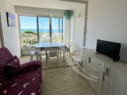 Studio cabine avec parking, face a la mer