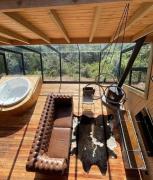 Cabana Texas com jacuzzi e vista incrível