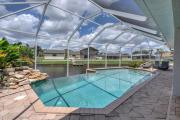 Cape Coral Private Pool on Canal 3BR
