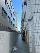 Kitnet com ar condicionado na quadra da praia e wifi