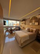 Studio luxo em Santos vista ao mar