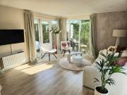 Holiday home with private Sauna on the Veluwe with cold water Tub bath