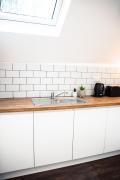 Converted bank centre of Holmfirth -split apartment, Bronte- Archive