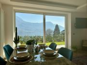 Elda apartment with garden and lake view