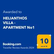 HELIANTHOS VILLA - APARTMENT No1
