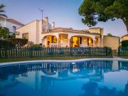 Las Chapas Playa typical beach house.