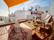 Casa Irene Conil town house in the center, roof terrace with great views