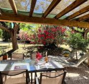 Au jardin de la ferme - gite roses rouges