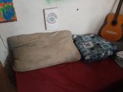 Cytau mesa de trabalho e sofá-cama com ar condicionado, café, wi-fi e água liberados, acesso fácil