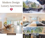 Modern designed, luxury mountain view Apartment