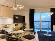 New Sky High LR, 1BR, 1BA, Sauna, GBalcony, 49m2, 13krs