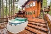 Deck with Hot Tub Serene Cabin in Truckee