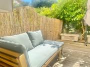Studio cosy, terrasse, parking à Carnolès