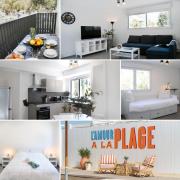 Appartement neuf, en centre ville, terrasse et plages 5mn à pieds!