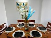 metro living retreat three bedroom apartment with swimming pool, fully equipped gym, ample parking space, and proximity to major shopping malls