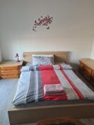 Privates Studio mit Balkon und Übernachtungsmöglichkeit in eine Wohngemeinschaft in der Nähe des Flughafens Leipzig,Halle