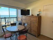 Studio en bord de mer avec balcon et vue imprenable, accès direct plage - FR-1-487-317