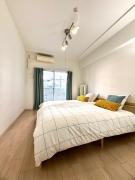 黒門市場徒歩5分 通天閣 難波エリア徒歩圏内 トイレと浴室付き まるまる貸切 エレベーター 4階402