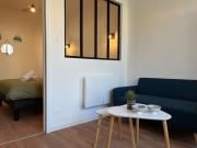 Charmant studio avec coin nuit & cuisine extérieur agréable 22B