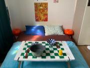 Tiny Colourful Studio in Busan near Dongseo University with free Parking lot