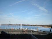 Schleizauber Ferienwohnung mit Wasserblick und einer großzügigen Terrasse