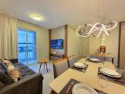 Apt Alto Pãdrão 2 quartos 2 banheiros 2 min centro