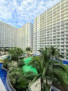 Modern Double-Sized Bed with Netflix & Pool View